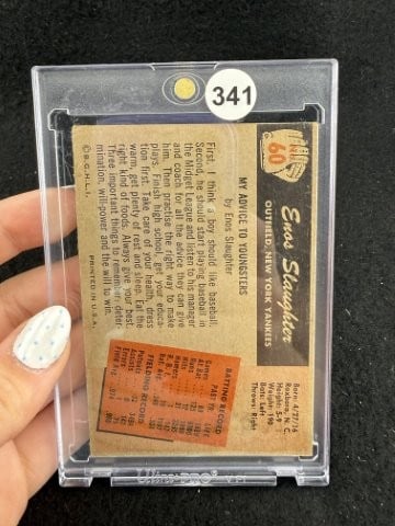 Bowman Enos Slaughter Baseball Card - 2