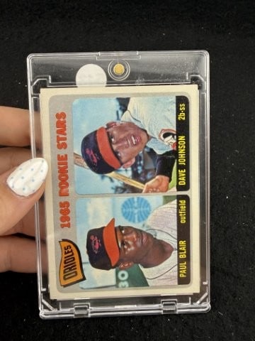 Topps Paul Blair & Dave Johnson Baseball Card: KEY WORDS: INDIAN ARTIFACT ARTIFACTS ARROWHEAD ARROWHEADS NATIVE AMERICAN MISSISSIPPIAN QUAPAW CADDO POTTERY COINS MORGAN DOLLAR PEACE DOLLAR SILVER COINS. All coins have been Sigma tested for