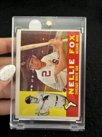 Topps Nellie Fox Baseball Card: KEY WORDS: INDIAN ARTIFACT ARTIFACTS ARROWHEAD ARROWHEADS NATIVE AMERICAN MISSISSIPPIAN QUAPAW CADDO POTTERY COINS MORGAN DOLLAR PEACE DOLLAR SILVER COINS. All coins have been Sigma tested for authent