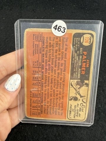 Jim Palmer Hand Signed Authentic Autograph - 2
