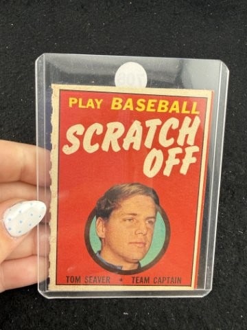 Topps Tom Seaver Baseball Card: KEY WORDS: INDIAN ARTIFACT ARTIFACTS ARROWHEAD ARROWHEADS NATIVE AMERICAN MISSISSIPPIAN QUAPAW CADDO POTTERY COINS MORGAN DOLLAR PEACE DOLLAR SILVER COINS. All coins have been Sigma tested for
