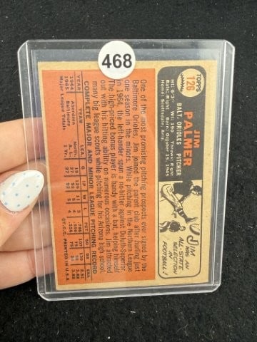 Jim Palmer Hand Signed Authentic Autograph - 2