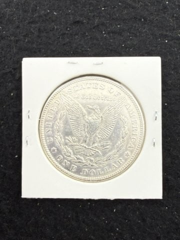 1898 UNC Morgan Silver Dollar Coin - 2