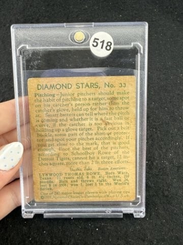 Schoolboy Rowe Baseball Card - 2