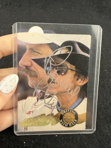 Richard Petty Hand Signed Authentic Autograph: KEY WORDS: INDIAN ARTIFACT ARTIFACTS ARROWHEAD ARROWHEADS NATIVE AMERICAN MISSISSIPPIAN QUAPAW CADDO POTTERY COINS MORGAN DOLLAR PEACE DOLLAR SILVER COINS. All coins have been Sigma tested for authent