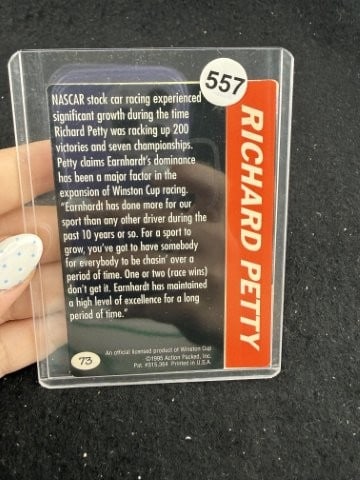 Richard Petty Hand Signed Authentic Autograph - 2