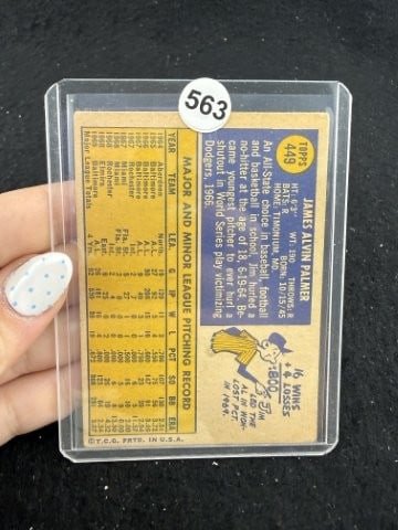 Jim Palmer Hand Signed Authentic Autograph - 2