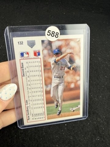 Ryne Sandberg Hand Signed Authentic Autograph - 2
