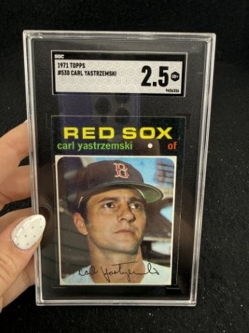1971 Topps Carl Yastrzemski Baseball Card: KEY WORDS: INDIAN ARTIFACT ARTIFACTS ARROWHEAD ARROWHEADS NATIVE AMERICAN MISSISSIPPIAN QUAPAW CADDO POTTERY COINS MORGAN DOLLAR PEACE DOLLAR SILVER COINS. All coins have been Sigma tested for authent