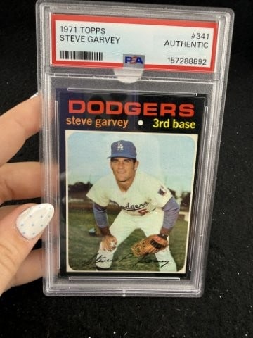 1971 Topps Steve Garvey Baseball Card: KEY WORDS: INDIAN ARTIFACT ARTIFACTS ARROWHEAD ARROWHEADS NATIVE AMERICAN MISSISSIPPIAN QUAPAW CADDO POTTERY COINS MORGAN DOLLAR PEACE DOLLAR SILVER COINS. All coins have been Sigma tested for authent