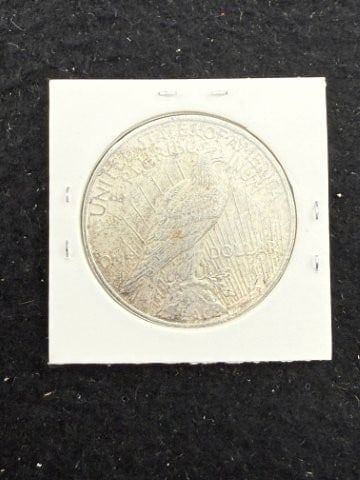 1923 Peace Silver Dollar Coin - 2