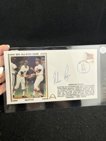 Nolan Ryan Hand Signed Authentic Autograph (1 of 2)