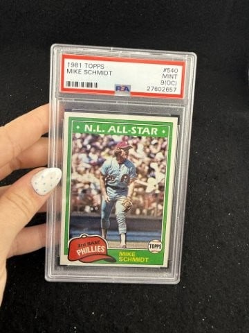 1981 Topps Mike Schmidt Baseball Card: KEY WORDS: INDIAN ARTIFACT ARTIFACTS ARROWHEAD ARROWHEADS NATIVE AMERICAN MISSISSIPPIAN QUAPAW CADDO POTTERY COINS MORGAN DOLLAR PEACE DOLLAR SILVER COINS. All coins have been Sigma tested for authent