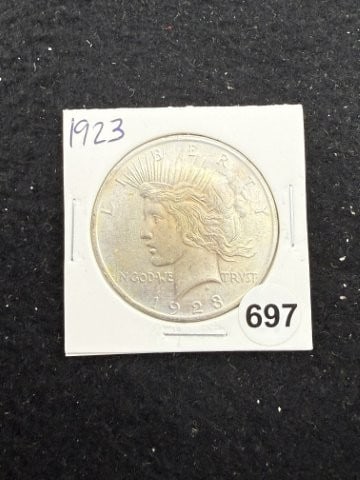 1923 Peace Silver Dollar Coin (1 of 2)
