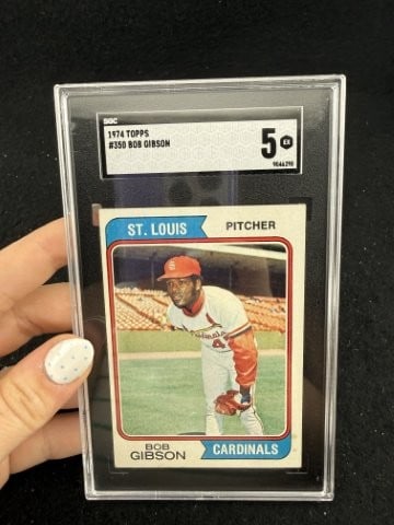 1974 Topps Bob Gibson Baseball Card: KEY WORDS: INDIAN ARTIFACT ARTIFACTS ARROWHEAD ARROWHEADS NATIVE AMERICAN MISSISSIPPIAN QUAPAW CADDO POTTERY COINS MORGAN DOLLAR PEACE DOLLAR SILVER COINS. All coins have been Sigma tested for