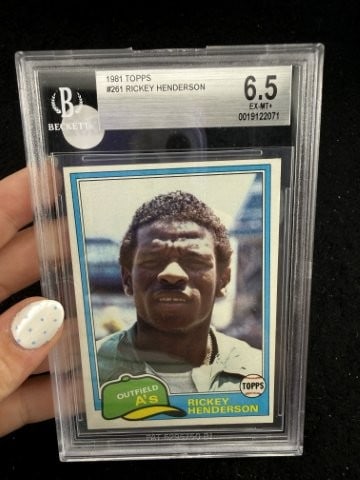 1981 Topps Rickey Henderson Baseball Card: KEY WORDS: INDIAN ARTIFACT ARTIFACTS ARROWHEAD ARROWHEADS NATIVE AMERICAN MISSISSIPPIAN QUAPAW CADDO POTTERY COINS MORGAN DOLLAR PEACE DOLLAR SILVER COINS. All coins have been Sigma tested for
