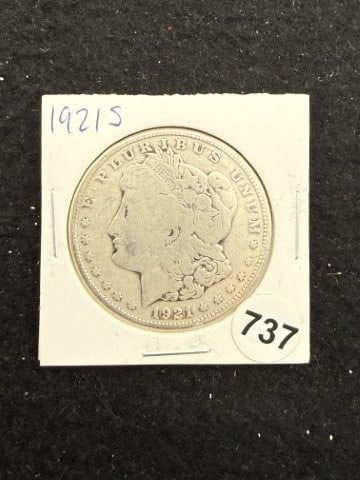 1921 S Morgan Silver Dollar Coin: KEY WORDS: INDIAN ARTIFACT ARTIFACTS ARROWHEAD ARROWHEADS NATIVE AMERICAN MISSISSIPPIAN QUAPAW CADDO POTTERY COINS MORGAN DOLLAR PEACE DOLLAR SILVER COINS. All coins have been Sigma tested for