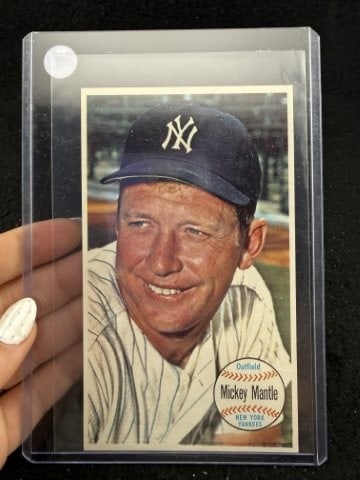 Topps Mickey Mantle Baseball Card: KEY WORDS: INDIAN ARTIFACT ARTIFACTS ARROWHEAD ARROWHEADS NATIVE AMERICAN MISSISSIPPIAN QUAPAW CADDO POTTERY COINS MORGAN DOLLAR PEACE DOLLAR SILVER COINS. All coins have been Sigma tested for authent