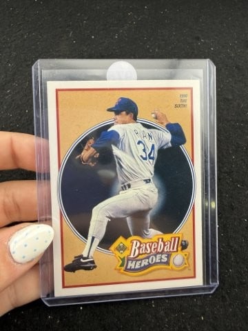 1990 Upper Deck Nolan Ryan Baseball Card: KEY WORDS: INDIAN ARTIFACT ARTIFACTS ARROWHEAD ARROWHEADS NATIVE AMERICAN MISSISSIPPIAN QUAPAW CADDO POTTERY COINS MORGAN DOLLAR PEACE DOLLAR SILVER COINS. All coins have been Sigma tested for