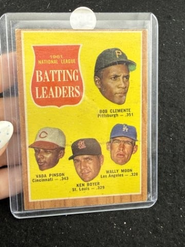 Bob Clemente, etc. Baseball Card: KEY WORDS: INDIAN ARTIFACT ARTIFACTS ARROWHEAD ARROWHEADS NATIVE AMERICAN MISSISSIPPIAN QUAPAW CADDO POTTERY COINS MORGAN DOLLAR PEACE DOLLAR SILVER COINS. All coins have been Sigma tested for