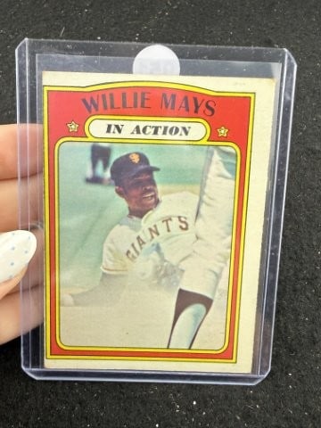 Willie Mays Baseball Card: KEY WORDS: INDIAN ARTIFACT ARTIFACTS ARROWHEAD ARROWHEADS NATIVE AMERICAN MISSISSIPPIAN QUAPAW CADDO POTTERY COINS MORGAN DOLLAR PEACE DOLLAR SILVER COINS. All coins have been Sigma tested for authent