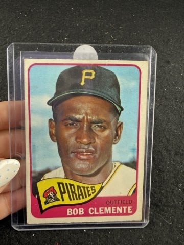 1965 Topps Bob Clemente Baseball Card: KEY WORDS: INDIAN ARTIFACT ARTIFACTS ARROWHEAD ARROWHEADS NATIVE AMERICAN MISSISSIPPIAN QUAPAW CADDO POTTERY COINS MORGAN DOLLAR PEACE DOLLAR SILVER COINS. All coins have been Sigma tested for