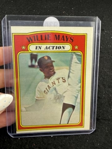 Willie Mays Baseball Card: KEY WORDS: INDIAN ARTIFACT ARTIFACTS ARROWHEAD ARROWHEADS NATIVE AMERICAN MISSISSIPPIAN QUAPAW CADDO POTTERY COINS MORGAN DOLLAR PEACE DOLLAR SILVER COINS. All coins have been Sigma tested for
