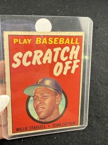 Willie Stargell Baseball Card: KEY WORDS: INDIAN ARTIFACT ARTIFACTS ARROWHEAD ARROWHEADS NATIVE AMERICAN MISSISSIPPIAN QUAPAW CADDO POTTERY COINS MORGAN DOLLAR PEACE DOLLAR SILVER COINS. All coins have been Sigma tested for