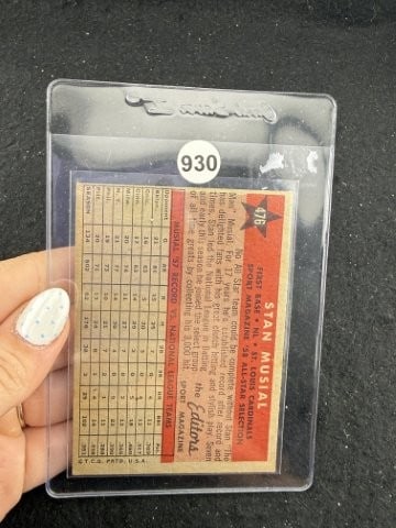 Stan Musial Baseball Card - 2