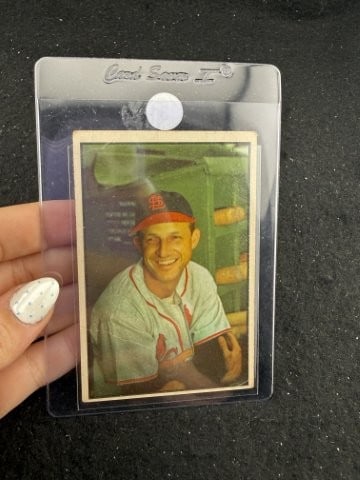 Stan Musial Baseball Card: KEY WORDS: INDIAN ARTIFACT ARTIFACTS ARROWHEAD ARROWHEADS NATIVE AMERICAN MISSISSIPPIAN QUAPAW CADDO POTTERY COINS MORGAN DOLLAR PEACE DOLLAR SILVER COINS. All coins have been Sigma tested for
