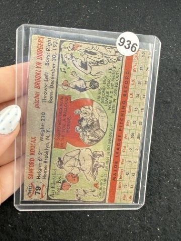 Sandy Koufax Baseball Card - 2
