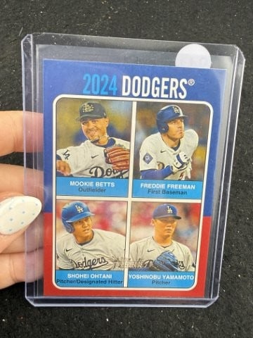 2024 Dodgers Baseball Card: KEY WORDS: INDIAN ARTIFACT ARTIFACTS ARROWHEAD ARROWHEADS NATIVE AMERICAN MISSISSIPPIAN QUAPAW CADDO POTTERY COINS MORGAN DOLLAR PEACE DOLLAR SILVER COINS. All coins have been Sigma tested for