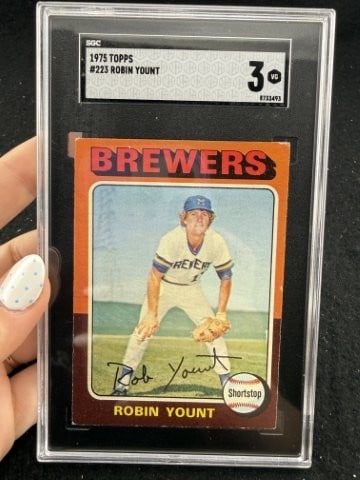 1975 Topps Robin Yount Baseball Card (1 of 2)