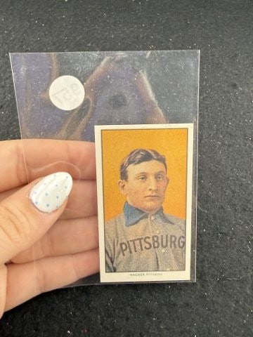 Honus Wagner Tobbaco Re-Print Card: KEY WORDS: INDIAN ARTIFACT ARTIFACTS ARROWHEAD ARROWHEADS NATIVE AMERICAN MISSISSIPPIAN QUAPAW CADDO POTTERY COINS MORGAN DOLLAR PEACE DOLLAR SILVER COINS. All coins have been Sigma tested for
