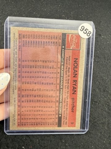 1981 Topps Nolan Ryan Baseball Card - 2