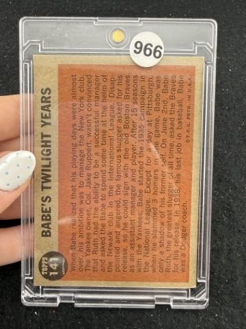 Babe Ruth Baseball Card - 2
