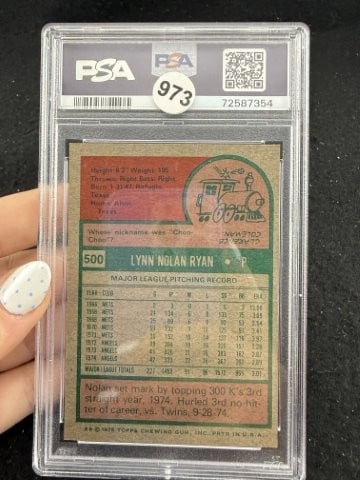 1975 Topps Nolan Ryan Baseball Card - 2