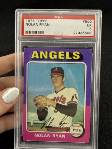 1975 Topps Nolan Ryan Baseball Card: KEY WORDS: INDIAN ARTIFACT ARTIFACTS ARROWHEAD ARROWHEADS NATIVE AMERICAN MISSISSIPPIAN QUAPAW CADDO POTTERY COINS MORGAN DOLLAR PEACE DOLLAR SILVER COINS. All coins have been Sigma tested for