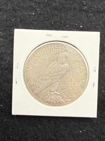 1925 Peace Silver Dollar Coin - 2
