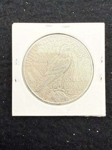 1925 Peace Silver Dollar Coin - 2