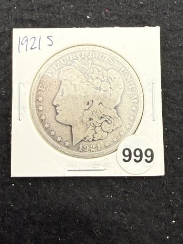 1921 S Morgan Silver Dollar Coin: KEY WORDS: INDIAN ARTIFACT ARTIFACTS ARROWHEAD ARROWHEADS NATIVE AMERICAN MISSISSIPPIAN QUAPAW CADDO POTTERY COINS MORGAN DOLLAR PEACE DOLLAR SILVER COINS. All coins have been Sigma tested for