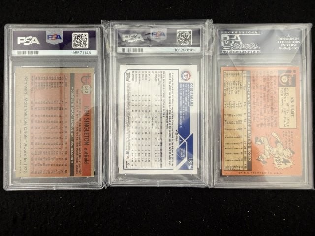 3 PSA Slabbed Cards - 2