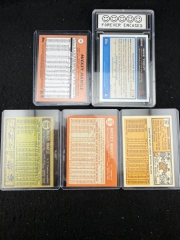 5 Re-Print Baseball Cards - 2
