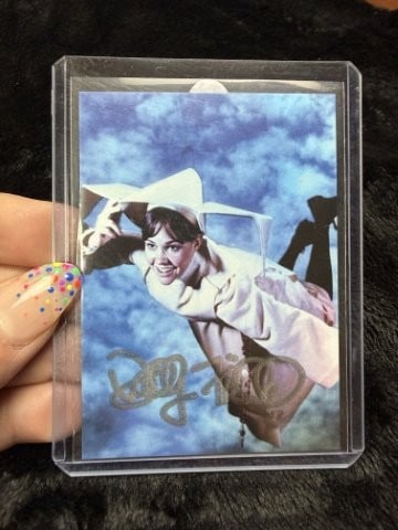 Sally Fields Hand Signed Authentic Autograph: KEY WORDS: INDIAN ARTIFACT ARTIFACTS ARROWHEAD ARROWHEADS NATIVE AMERICAN MISSISSIPPIAN QUAPAW CADDO POTTERY COINS MORGAN DOLLAR PEACE DOLLAR SILVER COINS. All coins have been Sigma tested for authent
