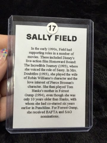 Sally Fields Hand Signed Authentic Autograph - 2