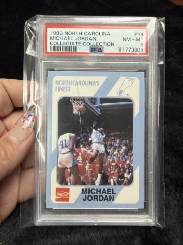 1989 North Carolina Michael Jordan Baseball Card: KEY WORDS: INDIAN ARTIFACT ARTIFACTS ARROWHEAD ARROWHEADS NATIVE AMERICAN MISSISSIPPIAN QUAPAW CADDO POTTERY COINS MORGAN DOLLAR PEACE DOLLAR SILVER COINS. All coins have been Sigma tested for