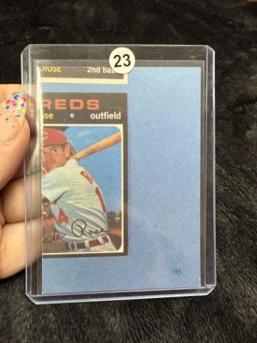 Pete Rose Hand Signed Authentic Autograph - 2