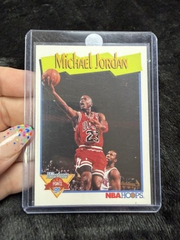 1991 Michael Jordan Basketball Card: KEY WORDS: INDIAN ARTIFACT ARTIFACTS ARROWHEAD ARROWHEADS NATIVE AMERICAN MISSISSIPPIAN QUAPAW CADDO POTTERY COINS MORGAN DOLLAR PEACE DOLLAR SILVER COINS. All coins have been Sigma tested for