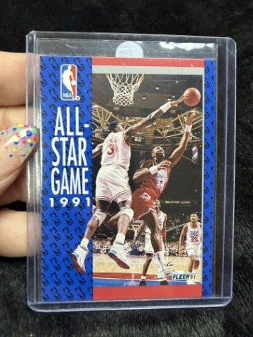 1991 Fleer Michael Jordan Basketball Card: KEY WORDS: INDIAN ARTIFACT ARTIFACTS ARROWHEAD ARROWHEADS NATIVE AMERICAN MISSISSIPPIAN QUAPAW CADDO POTTERY COINS MORGAN DOLLAR PEACE DOLLAR SILVER COINS. All coins have been Sigma tested for