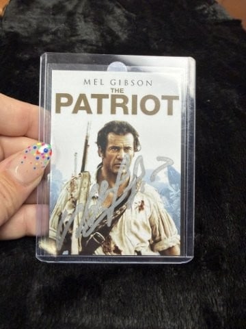Mel Gibson Hand Signed Authentic Autograph: KEY WORDS: INDIAN ARTIFACT ARTIFACTS ARROWHEAD ARROWHEADS NATIVE AMERICAN MISSISSIPPIAN QUAPAW CADDO POTTERY COINS MORGAN DOLLAR PEACE DOLLAR SILVER COINS. All coins have been Sigma tested for authent